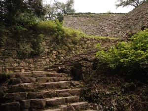 登城路の石垣